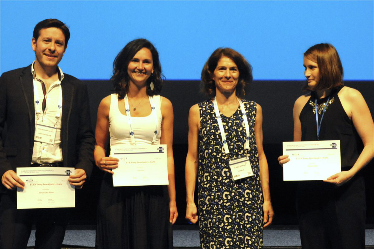 Iris Silva recebe prémio da ECSF em 2018