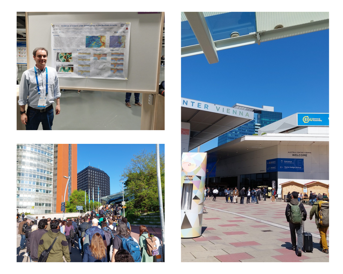 João Duarte na Assembleia Geral anual da EGU em Viena.