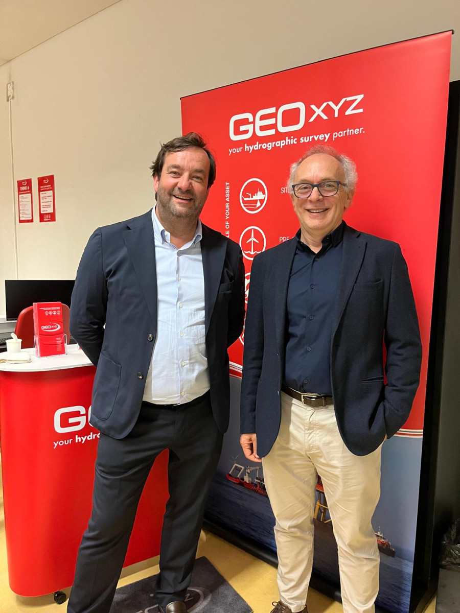 Patrick Reyntjens, CEO da GEOxyz, e Luís Carriço, Diretor de CIÊNCIAS.