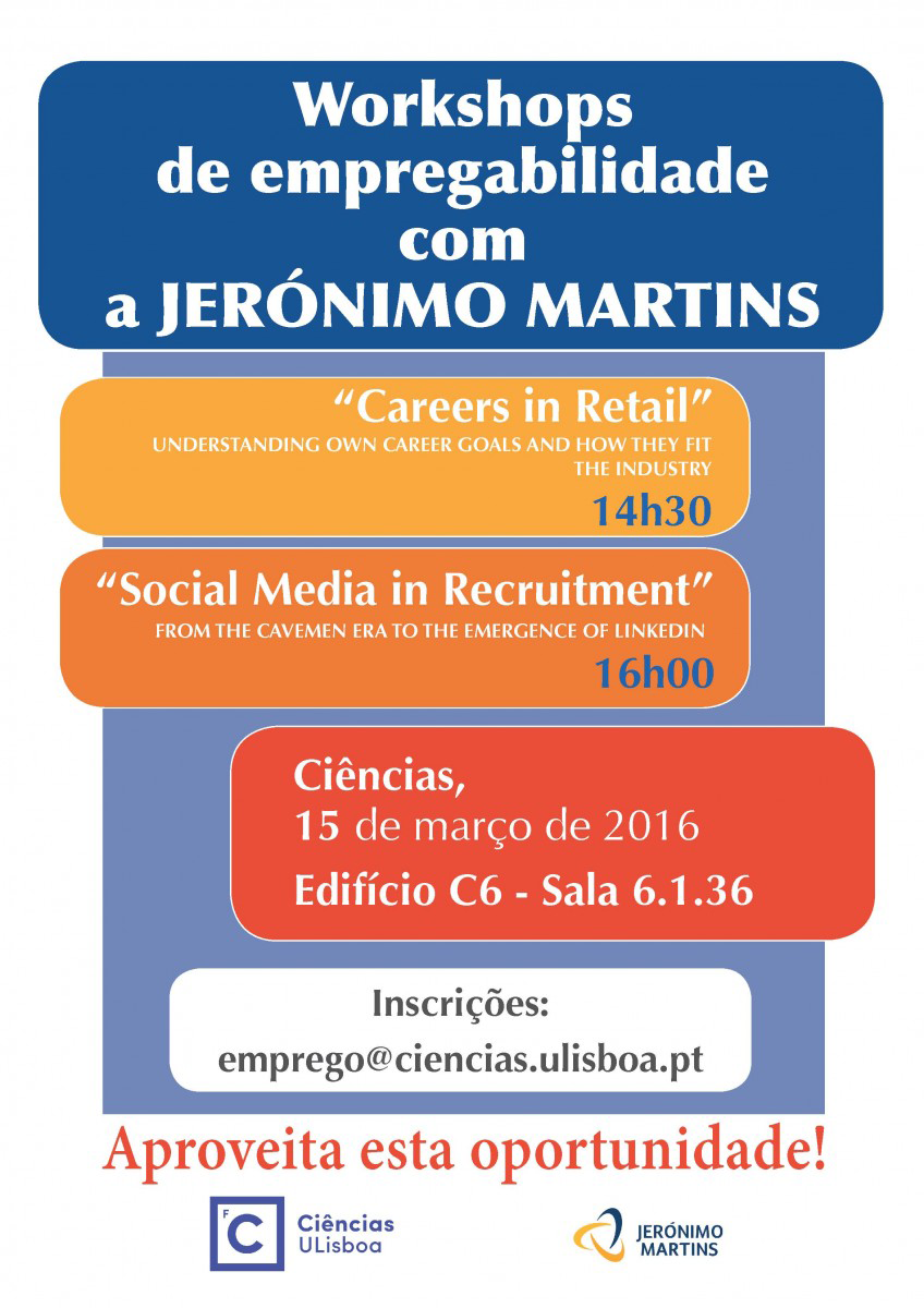 Workshops de Empregabilidade com a Jerónimo Martins