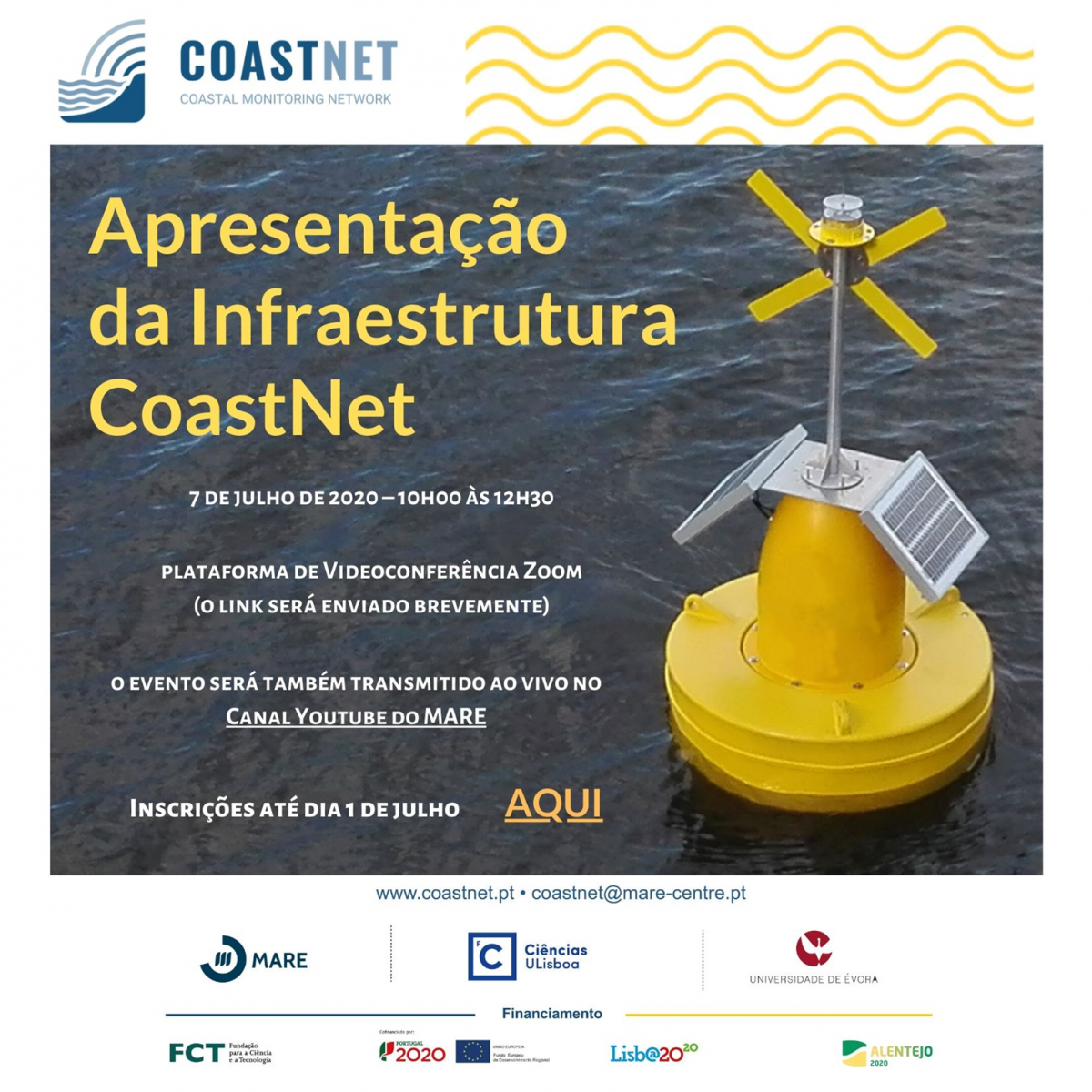 Apresentação da Infraestrutura CoastNet