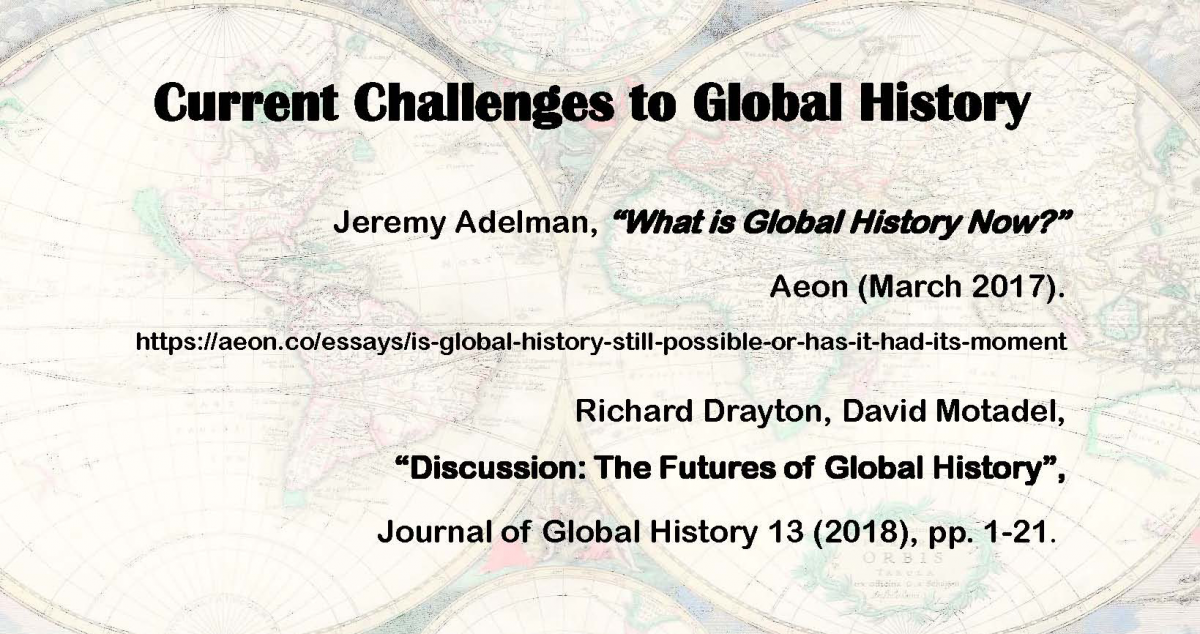Current Challenges to Global History