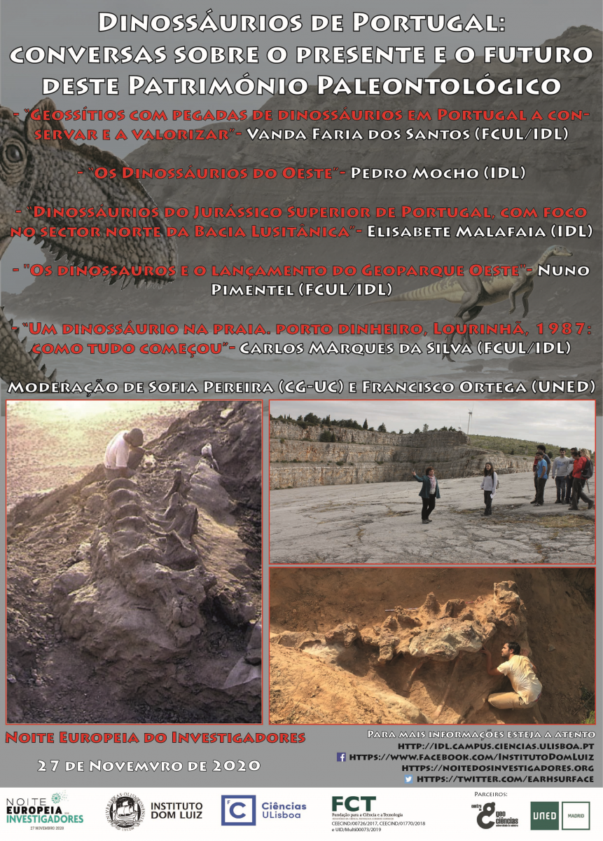 Dinossáurios de Portugal: conversas sobre o presente e o futuro deste Património Paleontológico