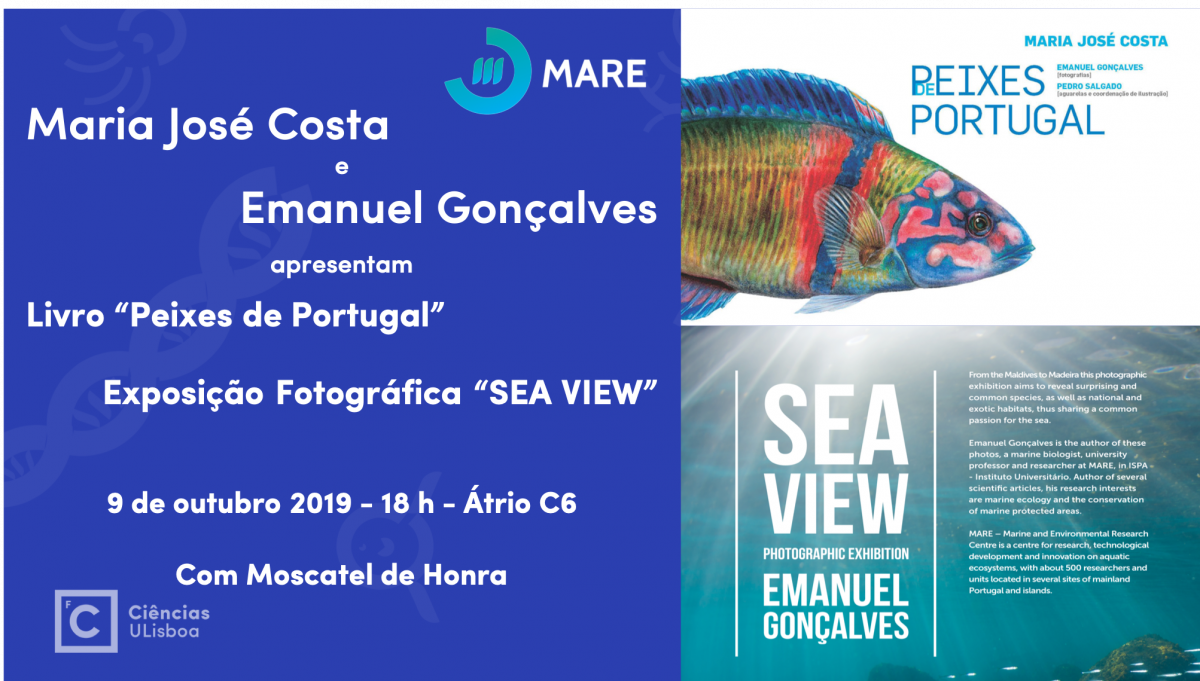 Apresentação do livro "Peixes de Portugal" e da exposição "SEA VIEW"