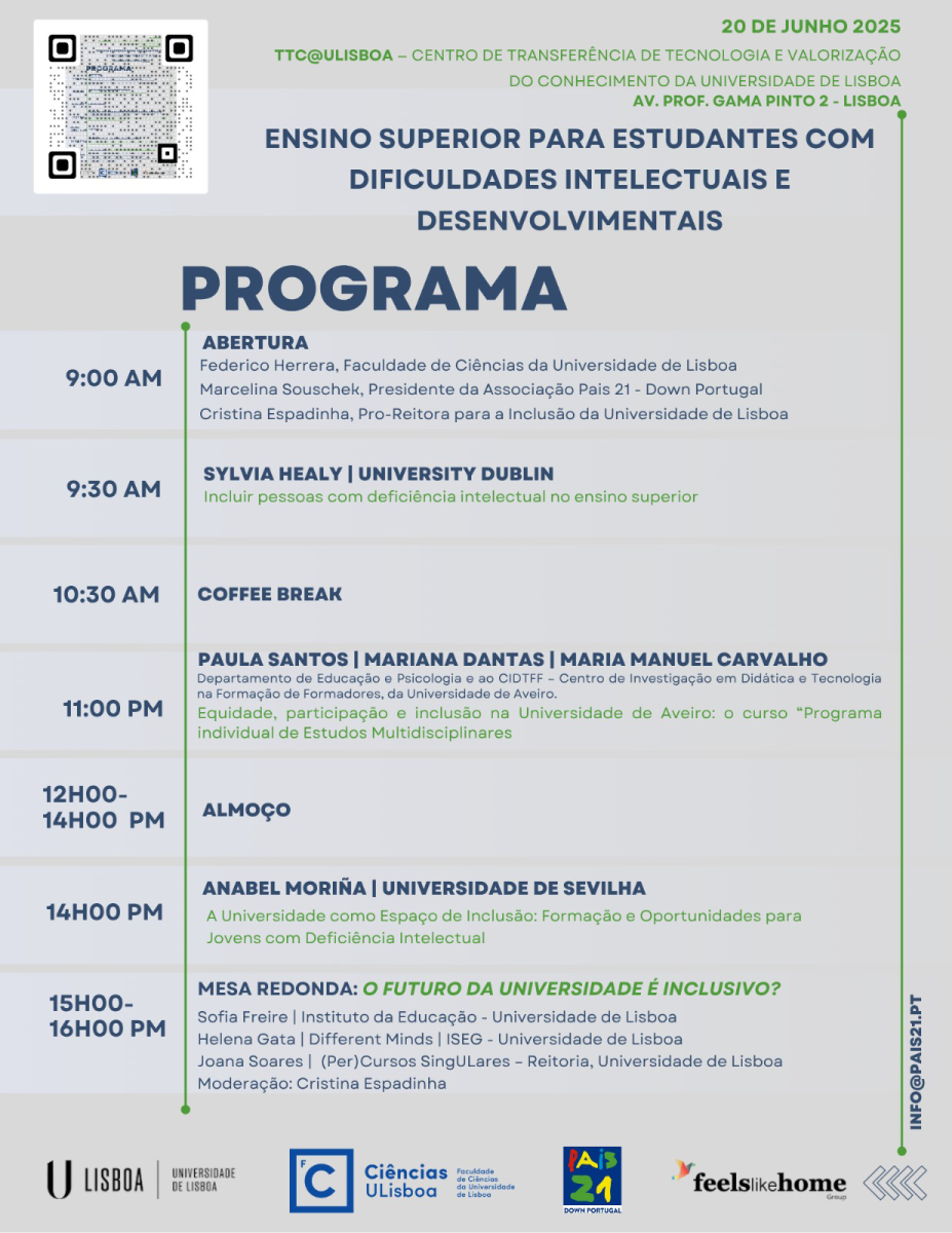 Programa da sessão
