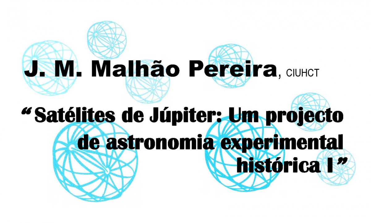 Satélites de Júpiter: Um projeto de astronomia experimental histórica I