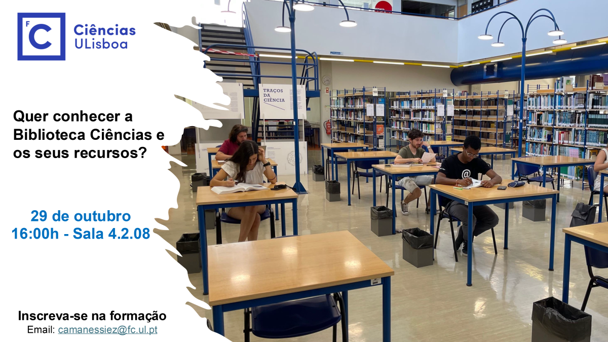 Cartaz da ação de formação