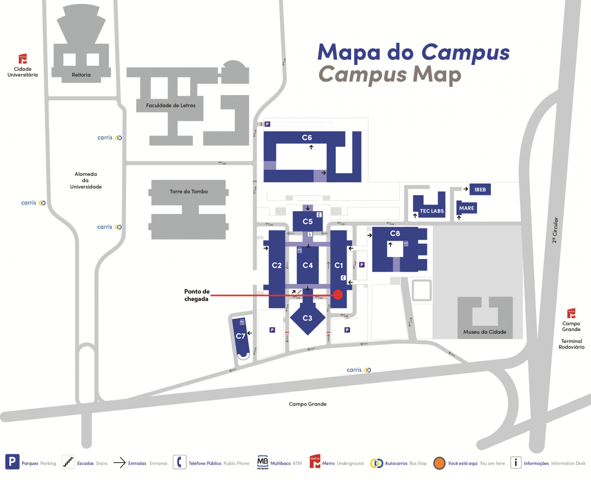 mapa fcul Passo 6   Tenho de me deslocar a Ciências? | Faculdade de Ciências 