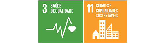 ”3 - Saúde de Qualidade", “11 - Cidades e Comunidades Sustentáveis”