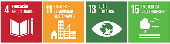 "4 - Educação de Qualidade", "11 - Cidades e Comunidades Sustentáveis", "13 - Ação Climática", "15 - Proteger a Vida Terrestre"