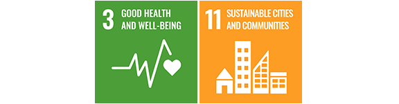 "3 - Good Health and Well-Being", "11 - Sustainable Cities and Communities"