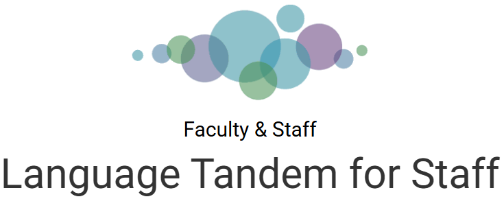 Título "Language Tandem for Staff"