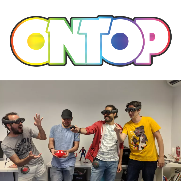 Logotipo e equipa da ONTOP