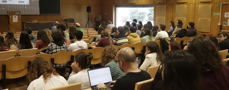 Participantes do encontro anual de alunos do mestrado em bioquímica e biomedicina