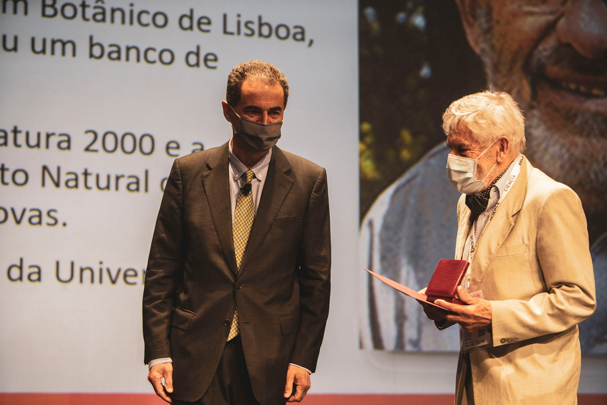 Fernando Catarino com o Ministro