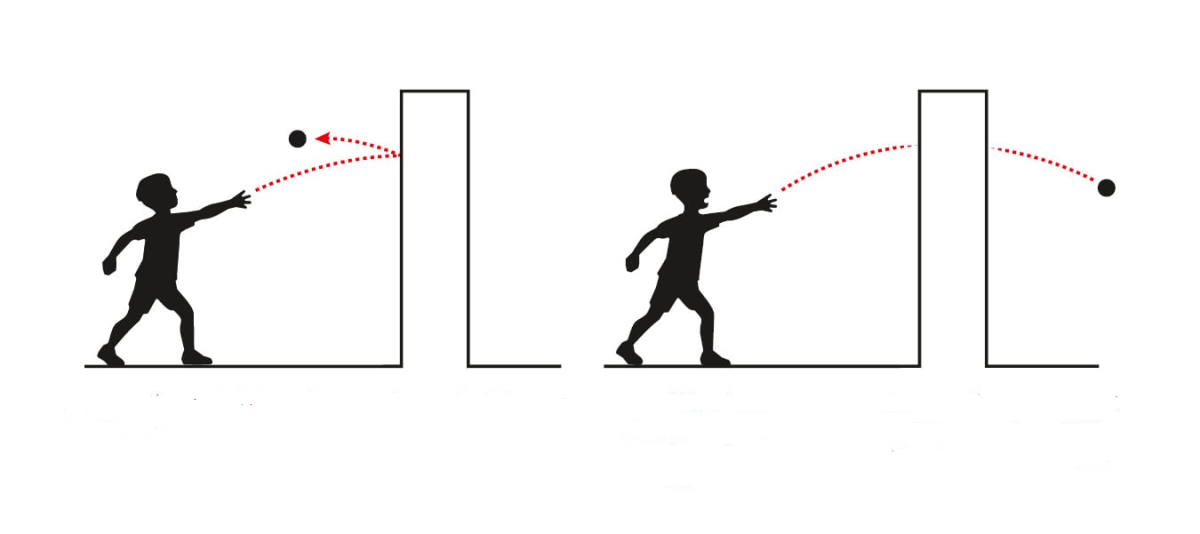 Ilustração de efeito de túnel