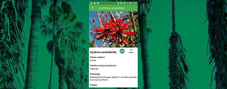 Nova App do Jardim Botânico Tropical