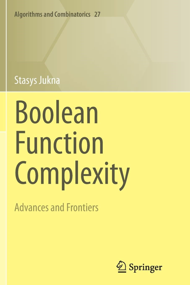 Capa "Boolean Function Complexity"