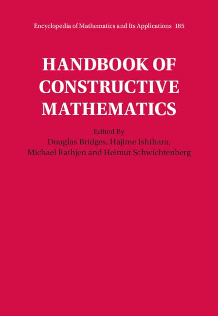 Capa "Handbook of Constructive Mathematics"