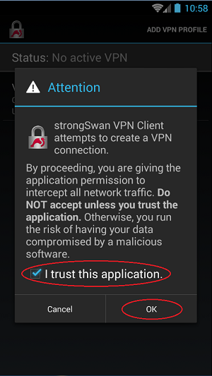 I trust this application