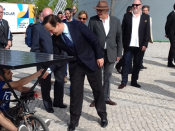 O presidente da Câmara Municipal de Lisboa, Fernando Medina, ficou a conhecer os carros solares de Ciências ULisboa