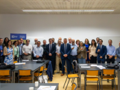 Foto de grupo dos participantes da sessão de encerramento do curso.