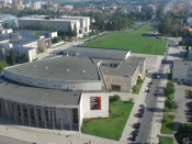 Foto aérea da Alameda da Cidade Universitária