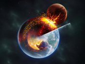 Colisão de Theya com a Terra