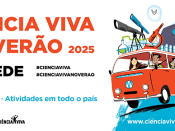 Título do programa e representação de família numa carrinha
