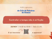 Título/data/local do evento e logótipos de Ciências ULisboa e do GAPsi