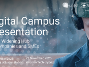 Logótipo da Unite! e fotografia de estudante