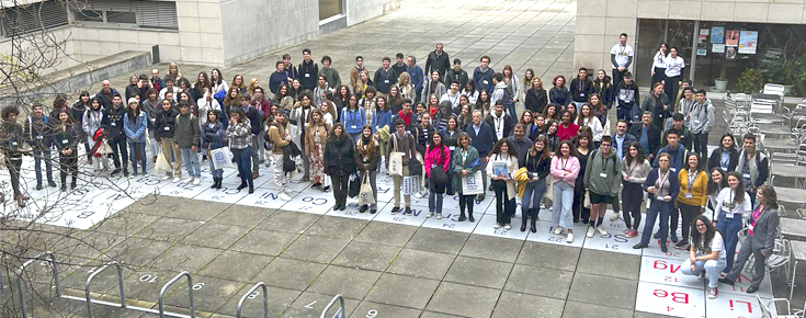 conjunto de pessoas - foto de grupo dos participantes