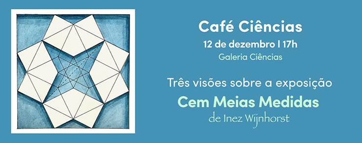 Identidade gráfica do café ciências da exposição cem medidas