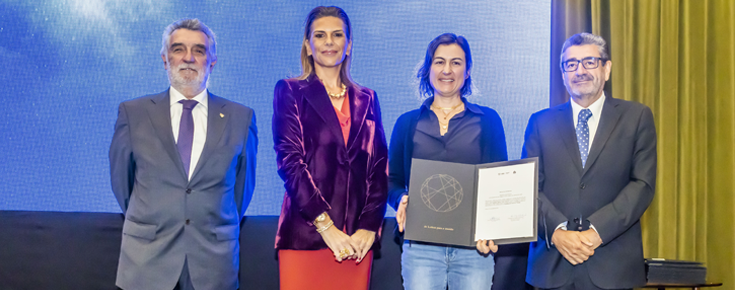 Carla Silva com membros da ULisboa e da CGD