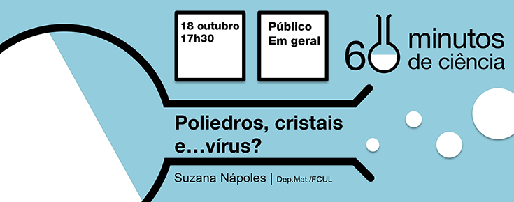 60 Minutos de Ciência "Poliedros, cristais e... vírus?"