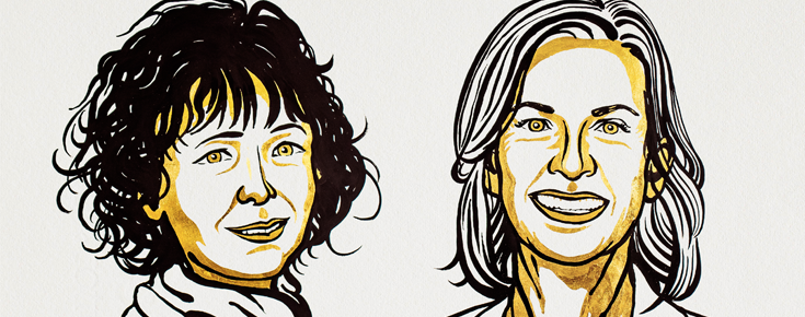 Emmanuelle Charpentier e a Jennifer Doudna