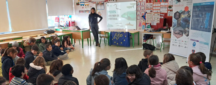 Investigadora Mafalda Moncada realiza ação de sensibilização numa escola