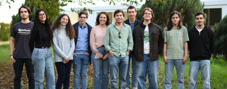 Foto de grupo dos bolseiros Gulbenkian Novos Talentos 2024 de CIÊNCIAS.