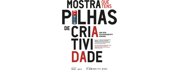 Imagem ilustrativa do slogan "Mostra que tens pilhas de criatividade"