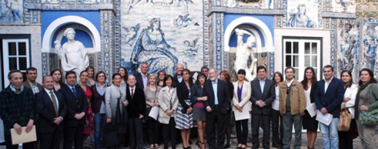 Premiados dos “SOS Azulejo 2012", no Palácio Fronteira Premiados dos “SOS Azulejo 2012", no Palácio Fronteira