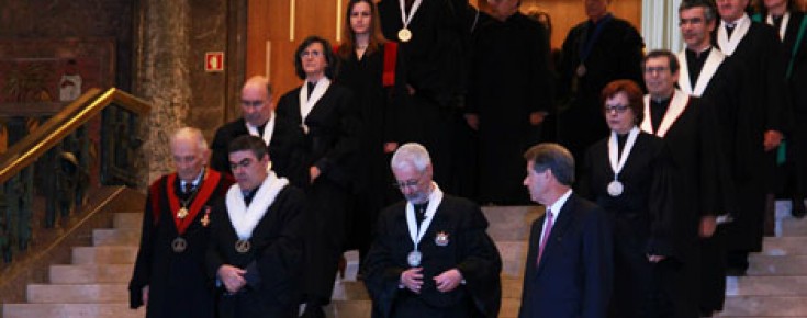 Cortejo académico na Aula Magna