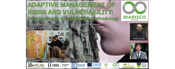 Intensive course "Adaptive Management of Risks and Vulnerability: Introduction to the MARISCO methodology" Intensive course "Adaptive Management of Risks and Vulnerability: Introduction to the MARISCO methodology"