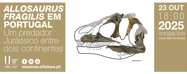 Allosaurus fragilis em Portugal Título/data/local do evento e representação de fóssil