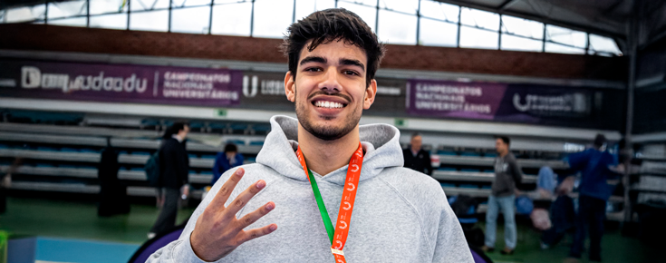 Manuel Martinho sagrou-se Tetra Campeão Universitário de Taekwondo concorrendo por CIÊNCIAS