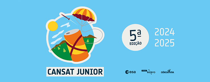 CanSat Júnior Logótipo do concurso e das entidades envolvidas