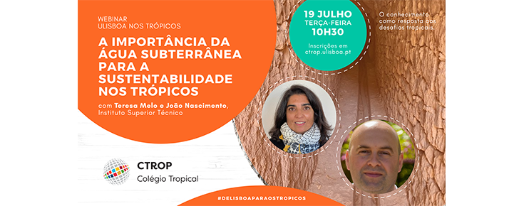 Banner do evento (incluindo título, hora, local e informações sobre os oradores)