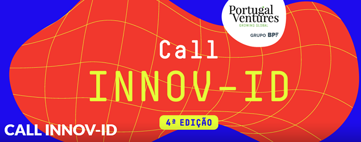 Título da call e logótipo da Portugal Ventures