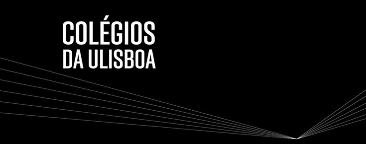 Título "Colégios da ULisboa" sobre um fundo escuro