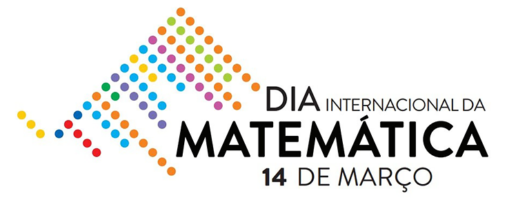 Logótipo do Dia Internacional da Matemática, sobre um fundo branco