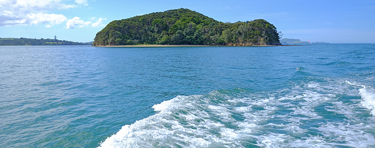 Fotografia de ilha no Oceano Pacífico